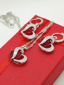 SET OGRLICA  I NAUSNICE SREBRO S925