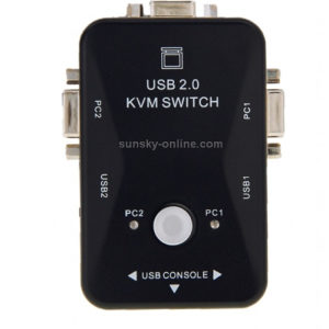 KVM SWITCH 2x USB 2x PC