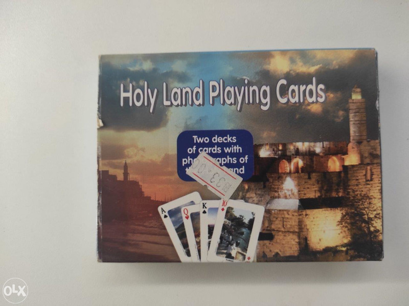 Holy Land Playing Cards, 2x špil karata, novo
