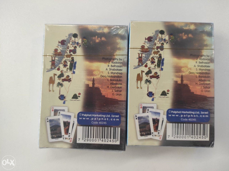 Holy Land Playing Cards, 2x špil karata, novo