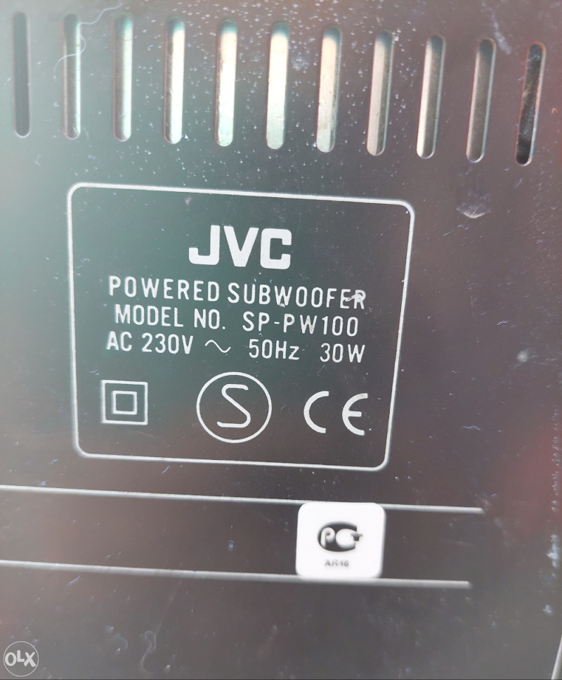 Aktivni subwoofer JVC SP DWF31