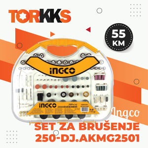 Set za brušenje Ingco 250-DJ.AKMG2501