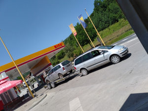 Prikolica,, prevoz vozila labudica slepa