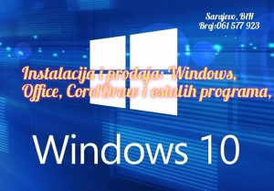 Instalacija Windows 10 sa licencom (ili 11, 8.1, 7, XP)