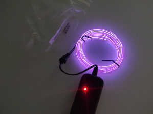 3 metra LED neon traka na baterije, purple