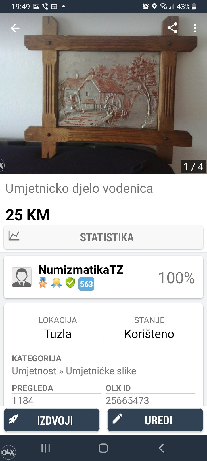 Umjetnicke Slike Minijature Razne - Umjetničke Slike - OLX.ba