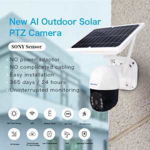 4G Solarna PTZ Kamera 3MP ICSee aplikacija FullHD