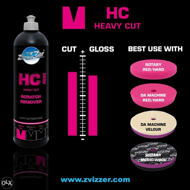 Zvizzer HC 4000 Heavy Cut 250 ml - Autokozmetika - OLX.ba
