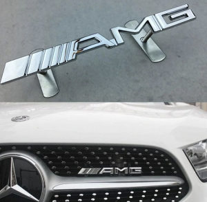 Mercedes-Benz AMG Slova Znak Logo Amblem PREDNJI Maska