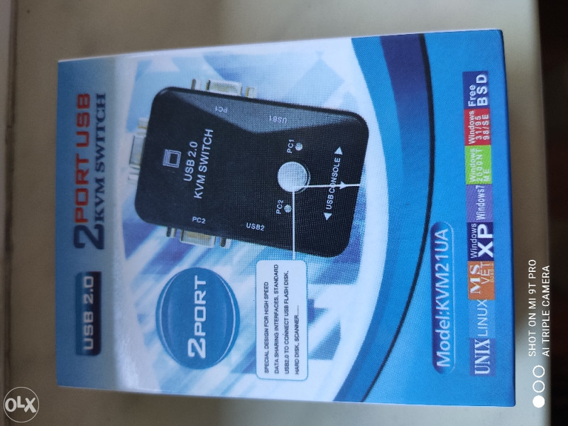 KVM SWITCH 2x USB 2x PC Switch OLX.ba