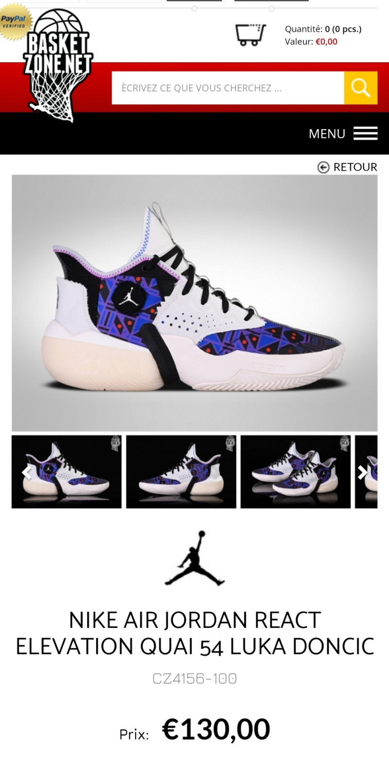 nike air jordan react elevation multicolor luka doncic