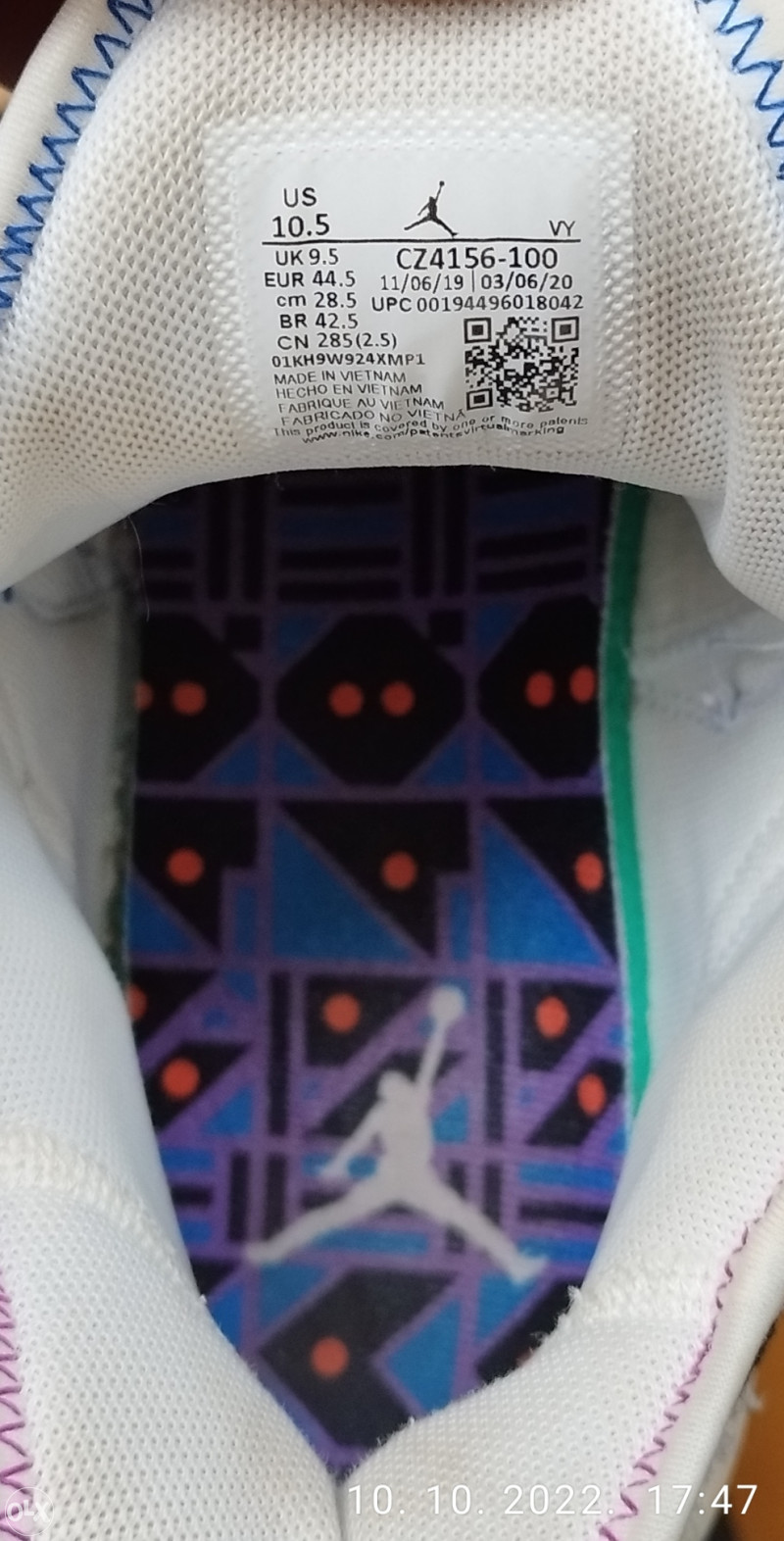 nike air jordan react elevation multicolor luka doncic