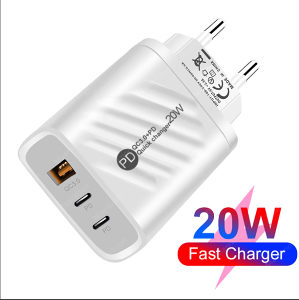 Adapter Brzi punjač USB C x2 USB 20W Fast Charger