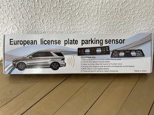 Okvir za tablicu za parking senzorima i zadnjom rikver