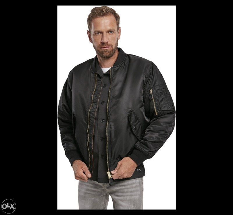 Jakna MA1 Bomber SpitFire boja Crna