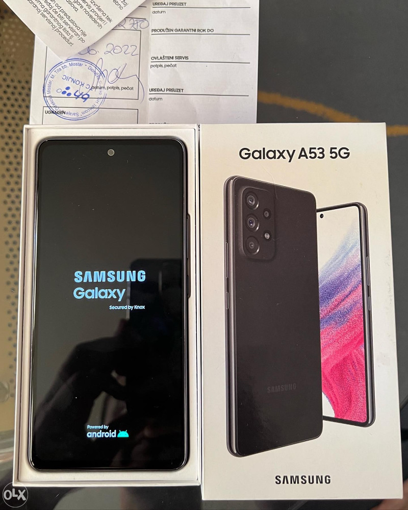 Samsung A53 5G. Garancija 2 god BHT. 6/128