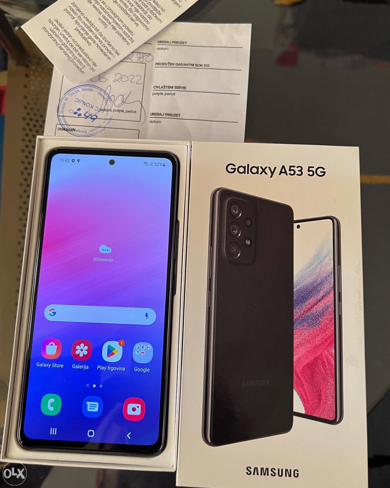 Samsung A53 5G. Garancija 2 god BHT. 6/128