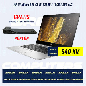Laptop HP 840 G5; i5-8350U; 256GB m.2; 16GB DDR4