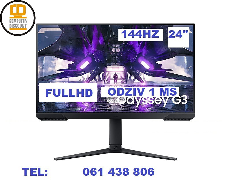 Monitor SAMSUNG 24" Gaming 144Hz, 1ms, Akcija Monitori OLX.ba