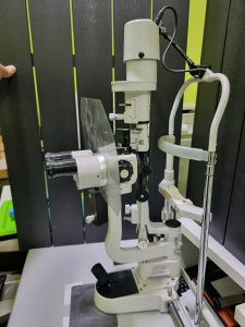 biomikroskop špalt lampa