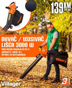Duvac/usisivac lisca Villager 3000W