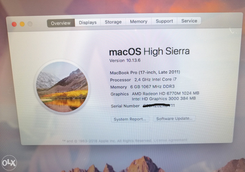 MacBook Pro 17/ i7 Quad Core / AMD 1GB Dual Graphics