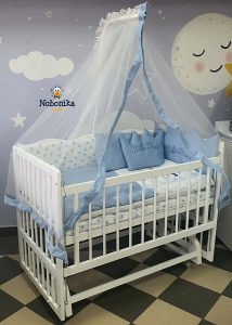 Krevetac za bebe bebu sa ljuljom drveni SVE SA SLIKE