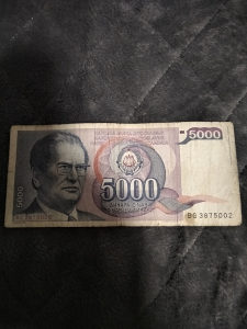 Novčanica 5000 dinara