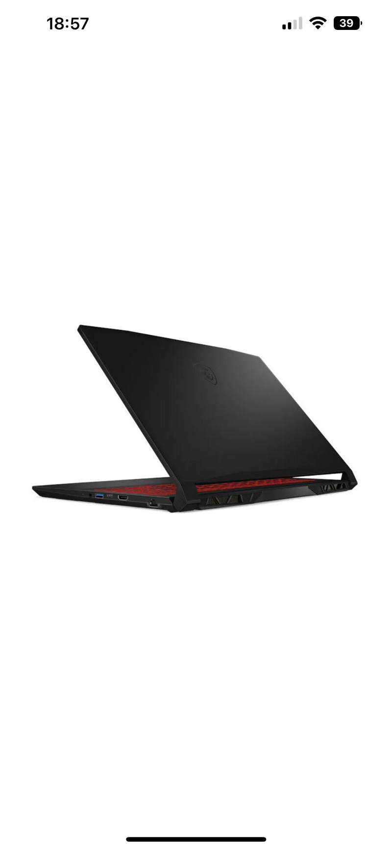 MSI Gaming Laptop 17,3" , i7, RTX 3070 8Gb, 32GB ram