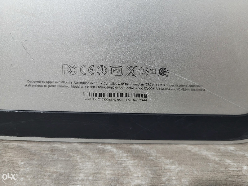 Apple iMac 21.5" A1418 QuadCore i5-3330S Late 2012