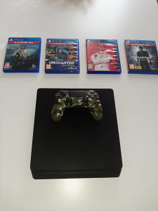 Playstation 4 Slim PS4 (4 igrice)