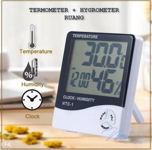 Digitalni termometar sat mjerač vlage hygrometar