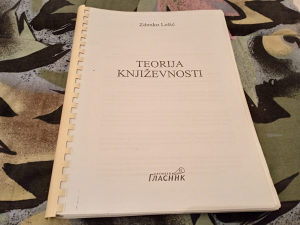 Zdenko Lešić - Teorija književnosti