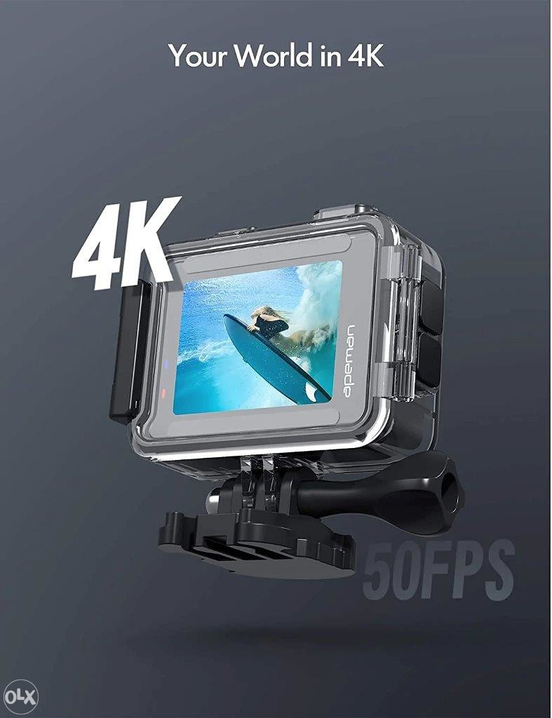 APEMAN A100 akcijska kamera, 4K / 50FPS Touch screen