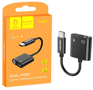 Denmen DU07 2u1 audio konverter (Type-C na 3,5 mm)