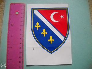 Naljepnica Turska - BiH Ljiljani