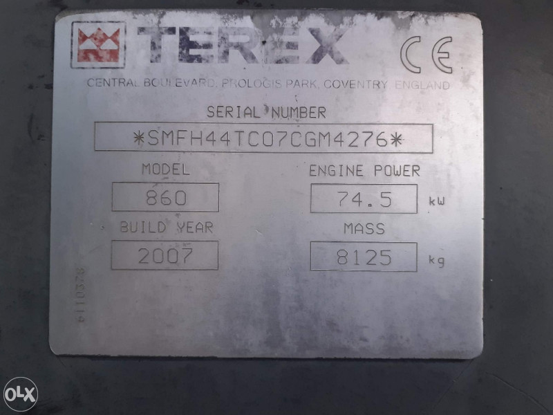 TEREX 860 kombinirka