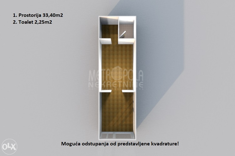 Lijep i svijetao poslovni prostor u prizemlju, Dobrinja