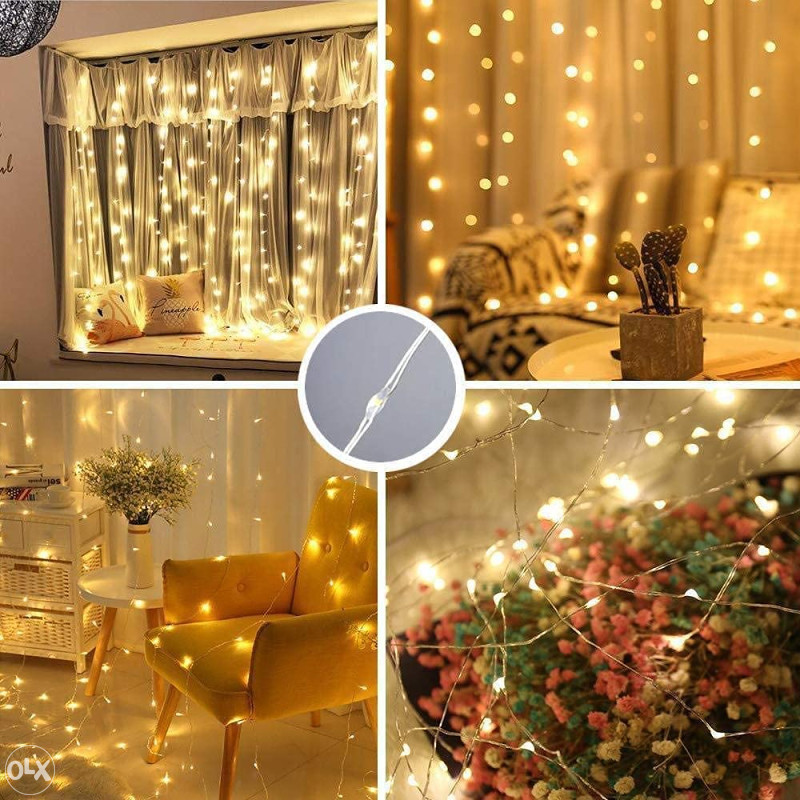 3m x 3m LED zavjese, 10 krakova, USB napajanje