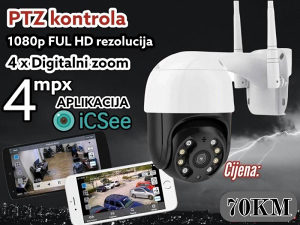 Video nadzor kamera Full HD 4MPX
