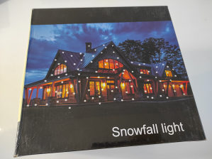 Snowfall light, praznici laser, Nova Godina, projekcija