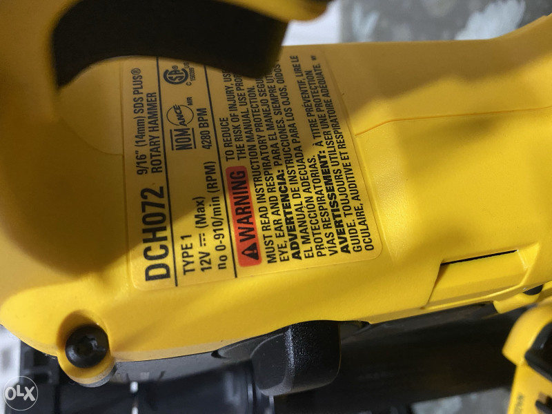 Dewalt aku busilica sds plus Xtreme DCH072 12v Set