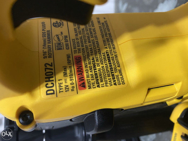 Dewalt aku busilica sds plus Xtreme DCH072 12v Set