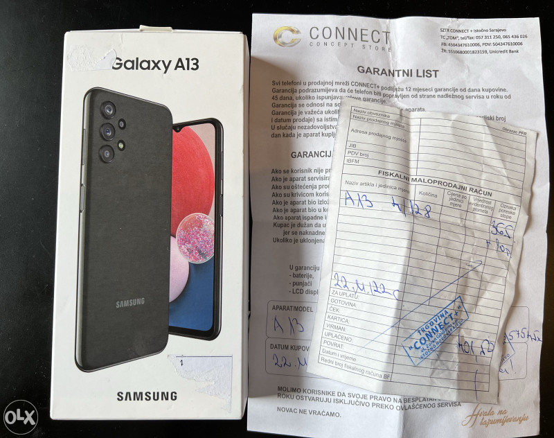 Samsung A13. 4/128 Najjaca verzija. Novo!!