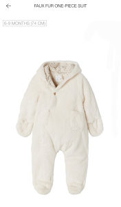 Zara zimsko odjelo za bebe