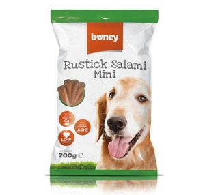 Poslastica za pse BONEY Rustick Salami Mini 200 g