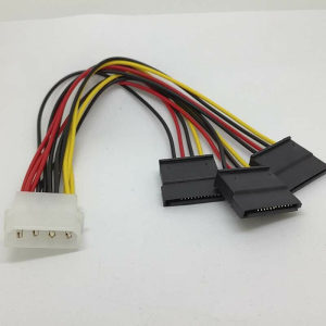 4 pin IDE Molex to 3 Serial ATA SATA