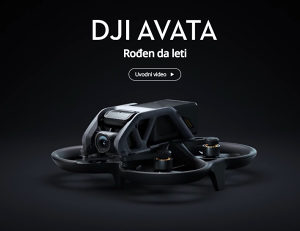 DJI dron AVATA Fly Smart Combo FPV Goggles V2 4K 60fps