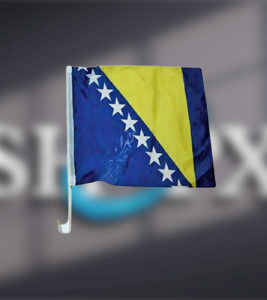 Bosna i Hercegovina Zastava za auto, auto zastava
