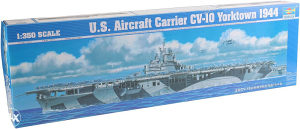 Maketa broda brod US Aircraft Carrier Yorktown 1/350